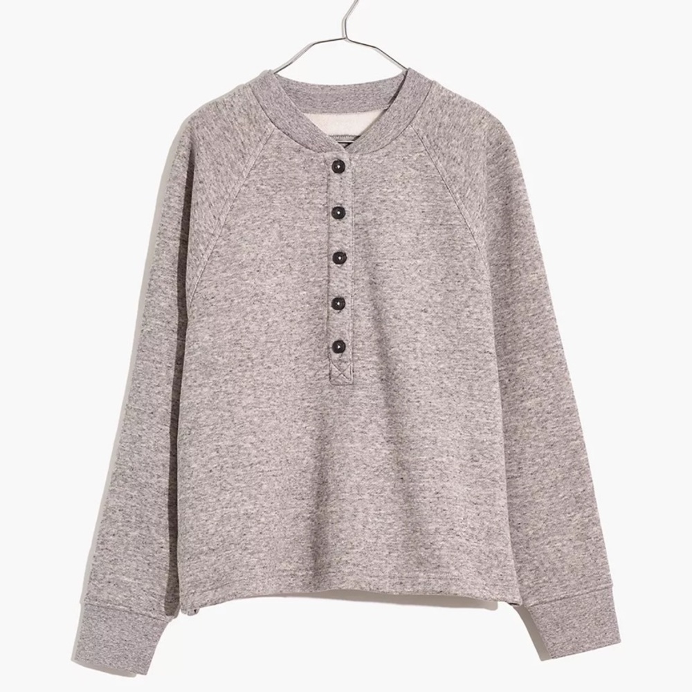NWOT Madewell Henley Sweatshirt